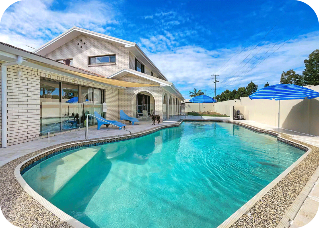 Bribie Beach House with Pool—Walk to Surf & Shops